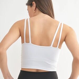 MONO B MAXINE DOUBLE STRAP SPORTS BRA – LONGLINE LOW-IMPACT BRA